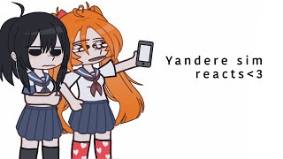 Yandere sim characters react to tiktoks last yandere react🤺 [upl. by Lladnarc]