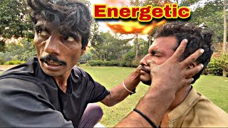 ASMR  MOST ENERGETIC MASSAGE BY ENERGETIC BARBER MASTER SAJJU  MIND RELAXING THERAPY ANTI STRESS [upl. by Griffith]