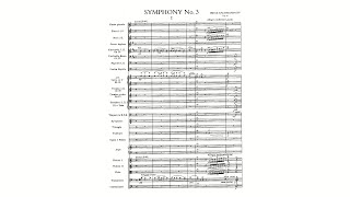 Rachmaninoff Symphony No 3 in A minor Op 44 with Score [upl. by Neehs]