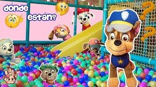 ¡JUGAMOS AL ESCONDITE EN EL PARQUE DE BOLAS Juguetes Paw Patrol [upl. by Nam]