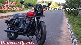 2023 Yezdi Roadster Review  Better Performance  Refinement and Comfort [upl. by Rhona]