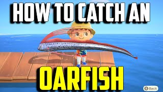 How To Catch An Oarfish  Oarfish Animal Crossing New Horizons  Oarfish ACNH  Catch an Oarfish [upl. by Ityak]