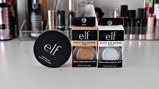 Elf Putty Primer amp Eye Putty Primer ReviewDemo StartingSomethingBeautiful [upl. by Alic]