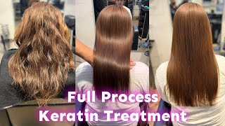 How To Keratin Treatment  Full Process Keratin Treatment  hair Keratin Treatment easy Tutorial [upl. by Araihc]