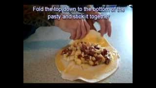 How To Crimp a Proper Cornish Pasty  Pure Catering [upl. by Attelrahs]