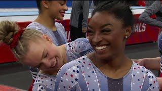 Simone BILES Vault Day 1 2024 US Gymnastics Trials [upl. by Orlando]