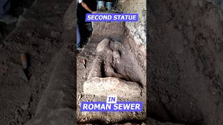 Archaeologists Find Second Statue in Ancient Roman Sewer ancienthistory archaeology art [upl. by Kier]