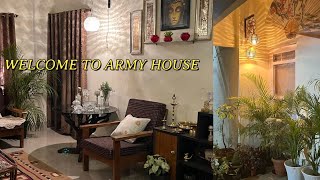 INDIAN ARMY OFFICERS QUARTER  EXCLUSIVE HOUSE TOUR [upl. by Weitzman]