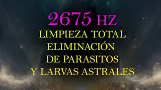 DESTRUYE BAJAS FRECUENCIAS ENTIDADES PARASITOS Y LARVAS ASTRALES  2675 HZ [upl. by Shreve]