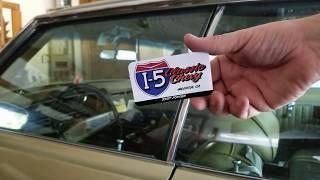 How to install window seal 1969 impala SPORT SEDAN [upl. by Yurt]