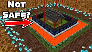 Is a Completely Safe Minecraft Base Even Possible [upl. by Ardnalak12]