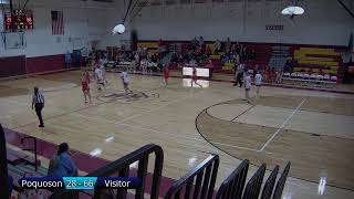 Poquoson Girls Basketball v Grafton [upl. by Anamuj]