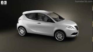 Lancia Ypsilon 2014 3D model by 3DModelsorg [upl. by Seyer]