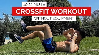 10 Min Crossfit Workout Without Equipment  HIIT  Full Body  Gym Performance [upl. by Oirram254]