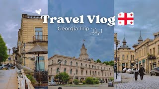 TRAVEL VLOG GEORGIA DAY 1 🇬🇪 Exploring Kutaisi amp Tbilisi Trying Out Georgian Food more  AP Vlogs [upl. by Mountfort]