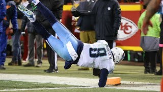 10 INSANE Quarterback Catches You HAVE To See [upl. by Yelssew]