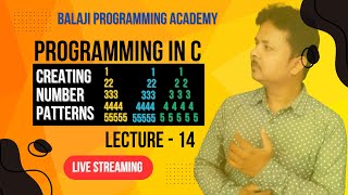 Number Pattern in C  Creating Number Pattern  C Programming in Hindi  Guaranteed Course [upl. by Nnyltiac]