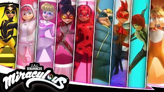 MIRACULOUS  🐞 TRANSFORMACIONES ☯️  TEMPORADA 4  Las Aventuras de Ladybug [upl. by Kial]