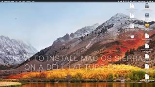 How to install macOS Sierra on DELL Latitude E6x20  NS [upl. by Gosnell97]