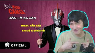 REACTION BINZ  HỒN LỠ SA VÀO ft TRIPLE D [upl. by Eirojram]