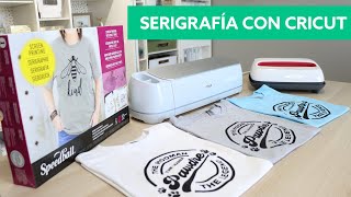 Usando Cricut para proyectos de Serigrafía con vinilo  Speedball [upl. by Llemij170]