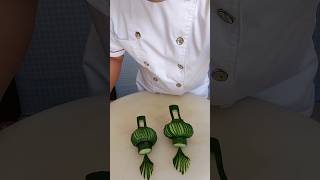 Learn How to Cucumber🥒 Make Carving cutting designCreative VagetableEasy Cucumber carving design [upl. by Codd]