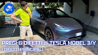 Pregi amp Difetti di Tesla Model 3Y I DIFETTI Principali [upl. by Scherle]