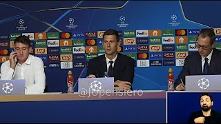 Conferenza stampa THIAGO MOTTA CAMBIASO pre LipsiaJuve quotNoi non vorremo mai subire il giocoquot [upl. by Akinaj]