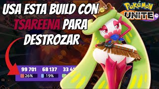 MEJOR BUILD PARA TSAREENA  POKEMON UNITE [upl. by Euqnomod]