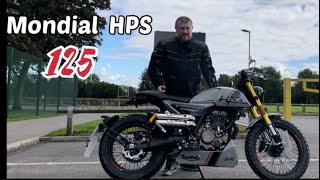 Mondial HPS 125 Motorcycle review  test ride The best looking 125cc money can buy [upl. by Ettenoj]