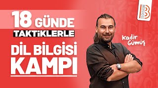 1Gün  Taktiklerle Dil Bilgisi  Ses Bilgisi  Kadir Gümüş [upl. by Hnilym116]