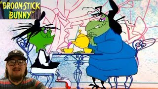 Looney Tunes Broomstick Bunny 1956  First Time Watching  Bugs Bunny Meets Witch Hazel [upl. by Ynavoj367]