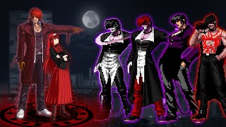 Mugen KOF Original Iori Yagami XIV vs Orochi IOri AD [upl. by Alletniuq23]