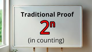 2ⁿ in Counting Induction Proof [upl. by Enileve241]