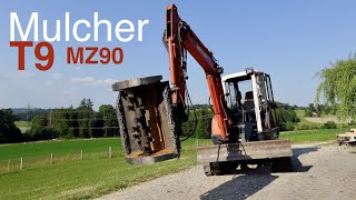 Vorstellung  Mulcher für Bagger  FEMAC T9 MZ90 [upl. by Harahs]