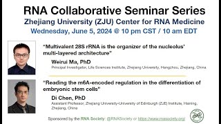 RNA Collaborative – Zhejiang University ZJU Center for RNA Medicine June 5 2024 [upl. by Corron]