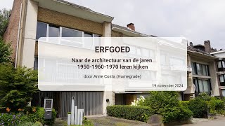 Brussel naar de architectuur van de jaren 1950 1960 1970 leren kijken [upl. by Lahey]