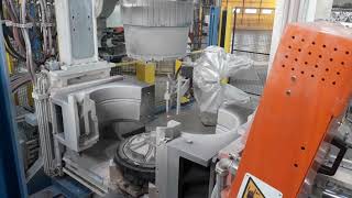 Gravity and low pressure die casting  Dry Lub System [upl. by Leiria]