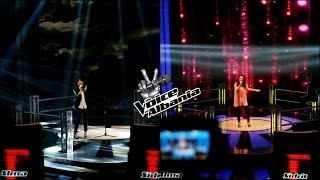 Franceska Hoxhaj  If I were a boy VS Kaltrina Etemi  S’je me Knockout  The voice of Albania 5 [upl. by Graves]