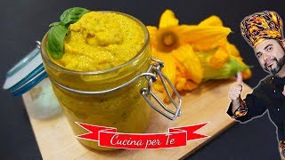 Pesto ai Fiori di Zucca  Ricette Estive [upl. by Maximo]