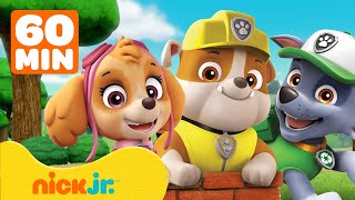 Paw Patrol  ¡Rubble y PAW Patrol hacen el rescate definitivo 1 hora  Nick Jr en Español [upl. by Adyahs67]