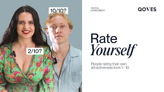 30 People Rate Their Own Attractiveness From 1  10  Social Experiment [upl. by Eidnahs]