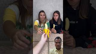 Original vs fake banana 🍌 hmelkofm funny smartthingsforhome hairstyle comedy love shorts [upl. by Kauffmann496]