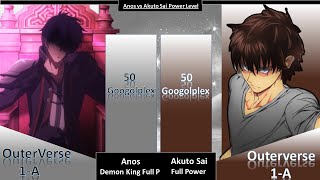 Akuto Sai Vs Anos Power Level [upl. by Enelia]