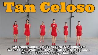 Tan Celoso  Line Dance [upl. by Jacquenetta]