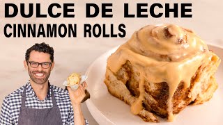 EASY Dulce de Leche Cinnamon Rolls [upl. by Sidnak757]