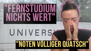 Fernstudium nichts wert Notendruck Mein Studium abbrechen  Fernuni Hagen [upl. by Ennaj]