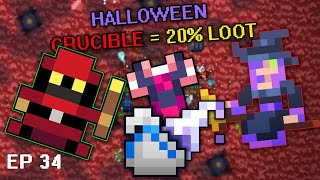 RotMG  Halloween Sorc PPE  Crucible Luck [upl. by Yuma]