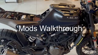 Svartpilen 401  Mods Walkthrough [upl. by Ovatsug]