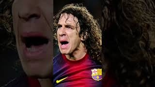 Carles Puyol El Capitán Legendario y Sus Mejores Momentos en 1 Minuto ⚽🔥 [upl. by Yffat]